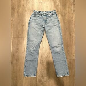 Agolde Light Blue Straight Leg Jeans